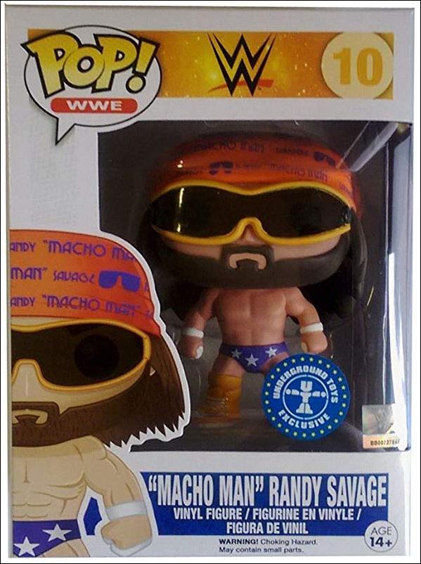 POP! WWE figure 10-C "Macho Man" Randy Savage (Underground toys Exclusi