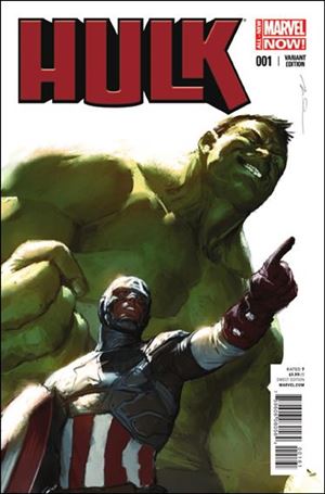 Hulk (2014) issue 1-B 1:20 Captain America Cover