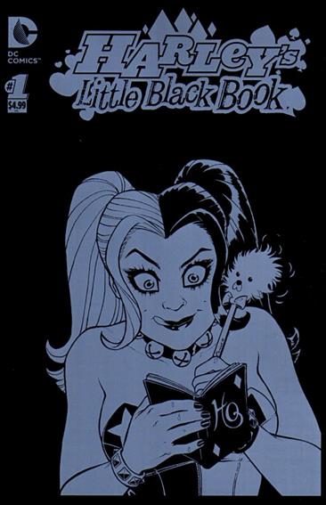 Harley's Little Black Book issue 1-B Polybagged J. Scott Campbell Cover