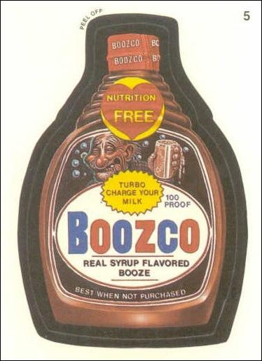 Wacky Packages (Base Set) card 5 Boozco