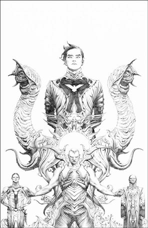 Dune: House Atreides issue 1-E Jae Lee 1:25 Black & White Virgin Cover
