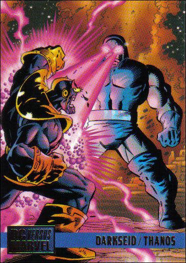 DC Versus Marvel / Marvel Versus DC (Base Set) card 92 Darkseid/Thanos