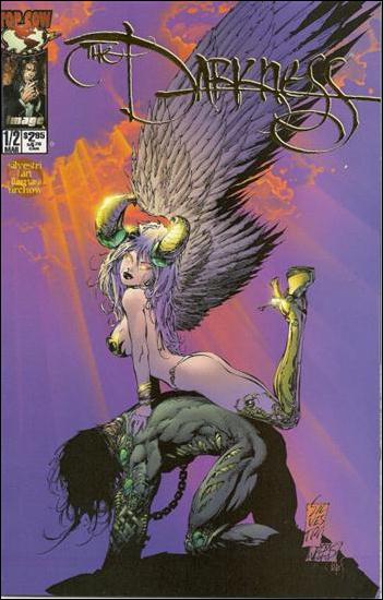 Darkness (1996) issue 1/2-D Top Cow Edition Gold Foil Cover