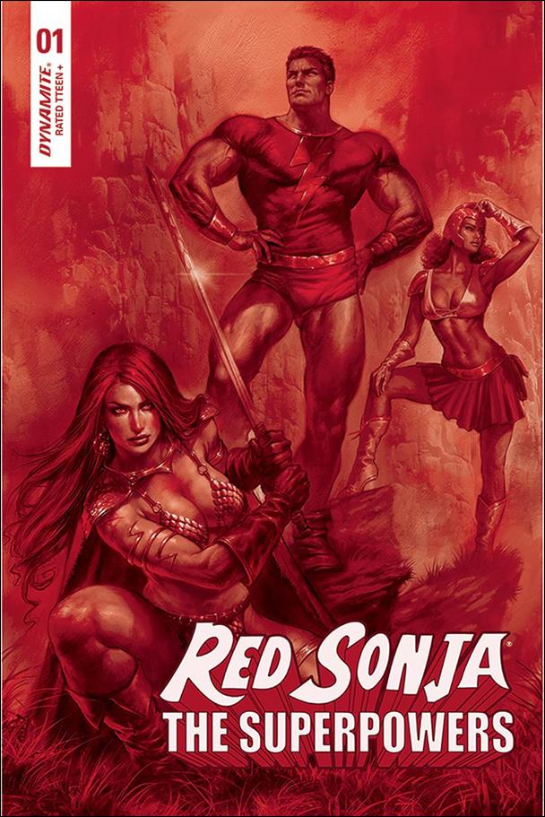 Red Sonja: The Superpowers issue 1-ZD Lucio Parrillo Red Cover
