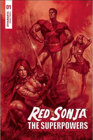 Red Sonja: The Superpowers issue 1-ZD Lucio Parrillo Red Cover