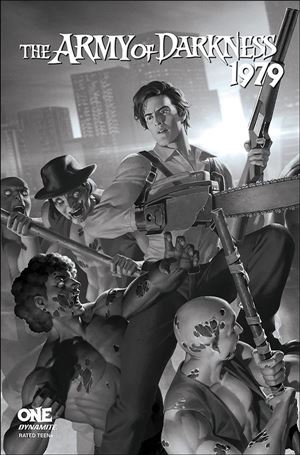 Army of Darkness 1979 issue 1-J Jung-Geun Yoon 1:20 Black & White Cover