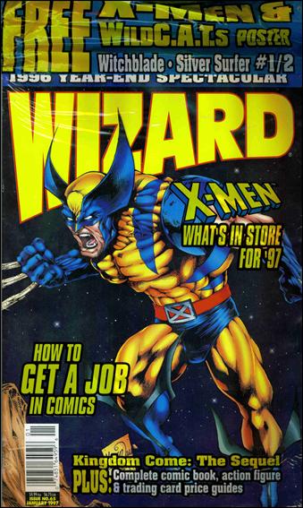 Wizard: The Guide to Comics issue 65 Polybagged with Promotional Items