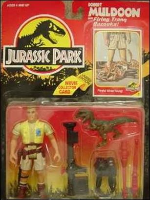 Jurassic Park (Movie) Action Figures figure 4 Robert Muldoon (Firing Tranq Bazooka)
