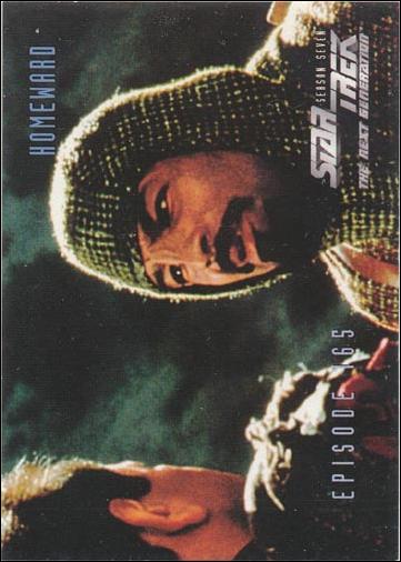 Star Trek: The Next Generation - The Episode Collection Season Seven (Base Set) card 682 Homeward, Episode 165-A