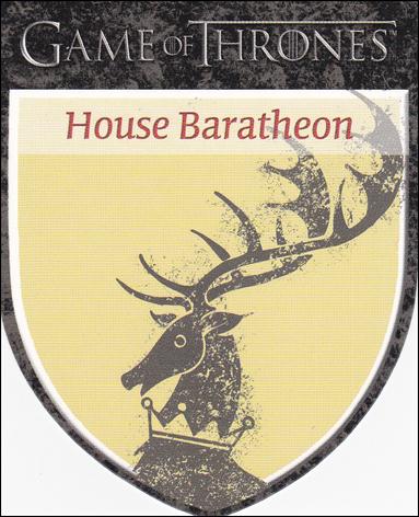 Game of Thrones: Season One (The Houses Subset) card H1 House Baratheon