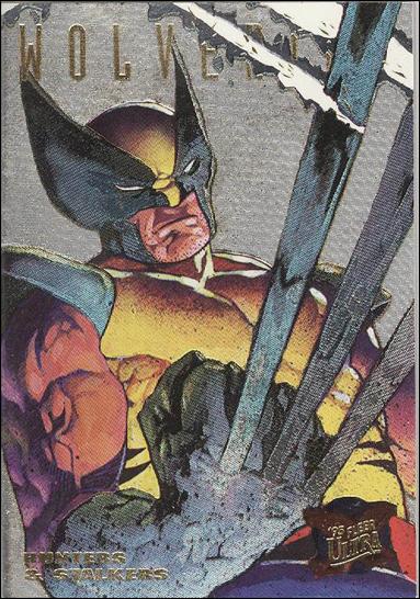 1995 Fleer Ultra X-Men (Hunters & Stalkers Subset) card 7-C Wolverine (Silver Foil)