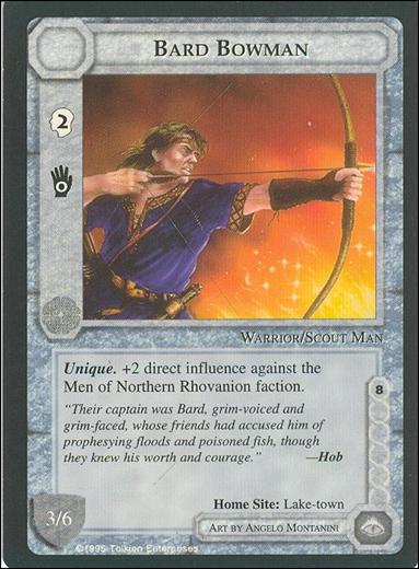 Middle-Earth: The Wizards (Base Set) card 43 Bard Bowman