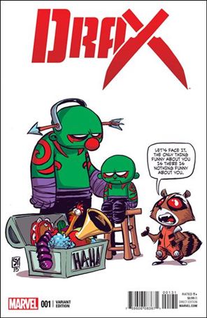 Drax issue 1-C Skottie Young Baby Cover