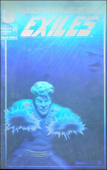 Exiles (1993) issue 1-D Silver Hologram Cover 1/5000