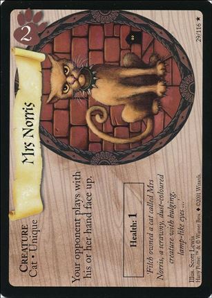 Harry Potter (Base Set) card 29 Mrs Norris