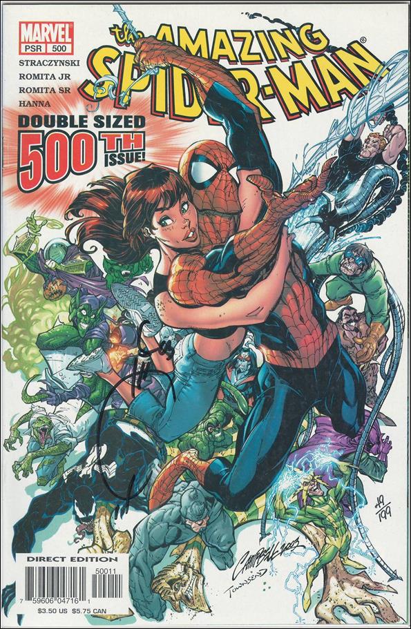 Amazing Spider-Man (1963) issue 500-B DF Signed by Joe Quesada 1/199