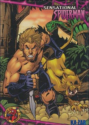 1997 Fleer Ultra Spider-Man (Base Set Blue) card 29 Ka-Zar