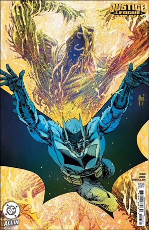 Justice League Unlimited (2025) issue 3-E Guillem March Raised UV Foil Cardstock Cover