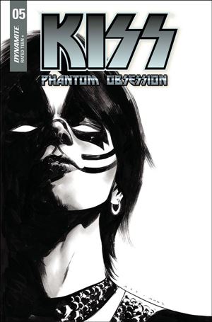 KISS: Phantom Obsession issue 5-H Jae Lee 1:10 Black & White Cover