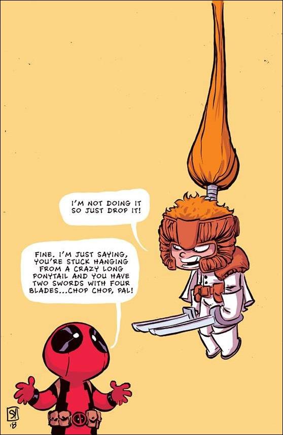 Shatterstar issue 1-B Skottie Young Baby Cover