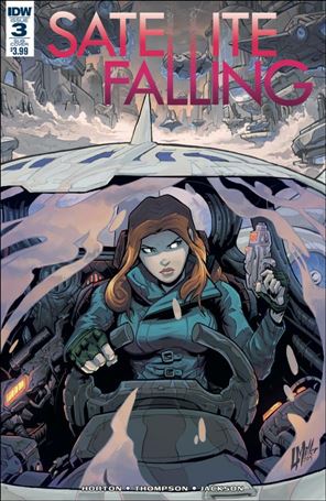 Satellite Falling issue 3-B Logan Miller Subscription Cover