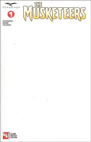 Musketeers issue 1-F Blank/Sketch Cover