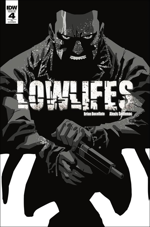 Lowlifes issue 4-B 1:10 Black & White Cover