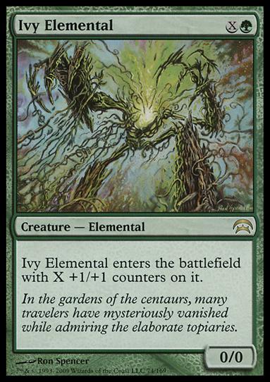 Magic the Gathering: Planechase (Base Set) card 74 Ivy Elemental