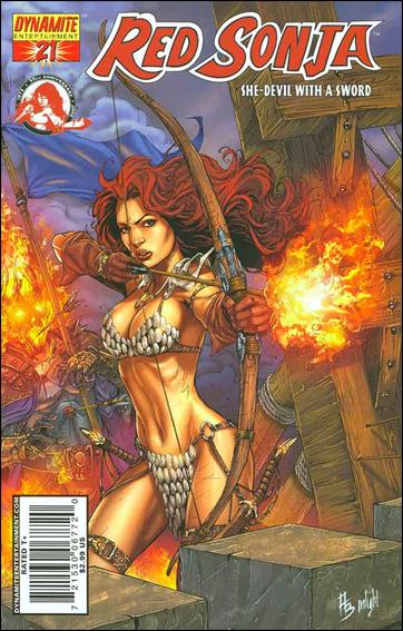 Red Sonja (2005) issue 21-D Adriano Batista Cover