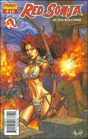 Red Sonja (2005) issue 21-D Adriano Batista Cover