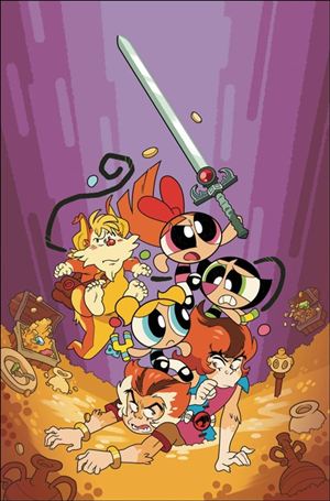 ThunderCats / The Powerpuff Girls issue 2-I Coleman Engle Virgin 1:20 Cardstock Cover