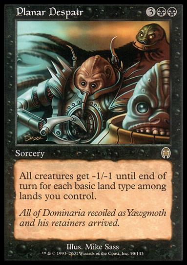 Magic the Gathering: Apocalypse (Base Set) card 50 Planar Despair
