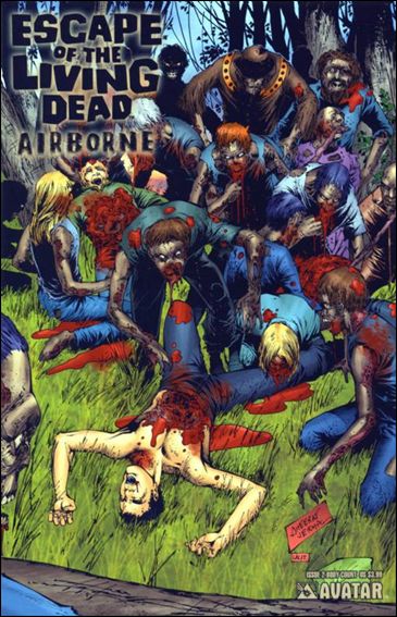 Escape of the Living Dead: Airborne issue 2-B Body Count Cover