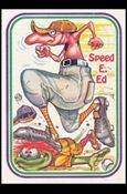 Awsome! All-Stars (Base Set) card 42-B Speed E. Ed / Puzzle Back