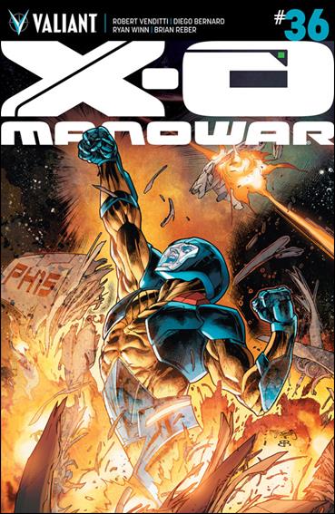 X-O Manowar (2012)  issue 36-C Stephen Segovia Cover