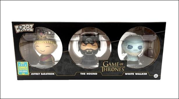 Dorbz Multi-Packs figure Nn8 Joffrey, The Hound & White Walker (Summer Con)