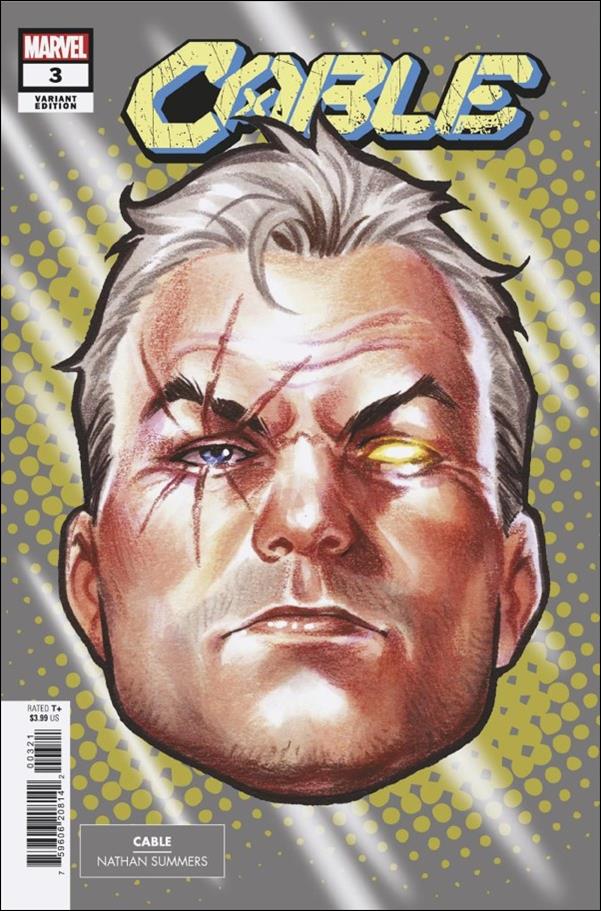 Cable (2024) issue 3-C Mark Brooks Headshot Cover