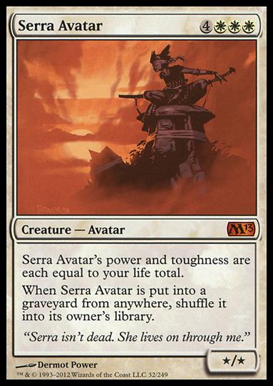 Magic the Gathering: 2013 Core Set (Base Set) card 32 Serra Avatar