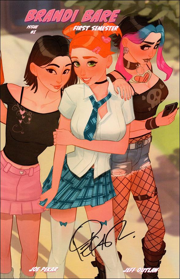 Brandi Bare: First Semester issue 1-D Remastered Edition Wraparound Group Cover