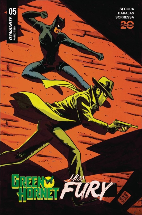 Green Hornet / Miss Fury issue 5 Francesco Francavilla Cover