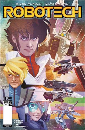 Robotech (2017) issue 9 Tommy Lee Edwards Cover
