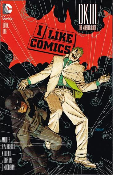 Dark Knight III: The Master Race issue 1-LD Dave Johnson I Like Comics Store Logo Cover 1/1000