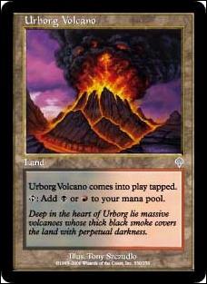 Magic the Gathering: Invasion (Base Set) card 330 Urborg Volcano