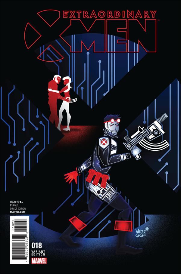 Extraordinary X-Men issue 18-B Jeffrey Veregge Cover