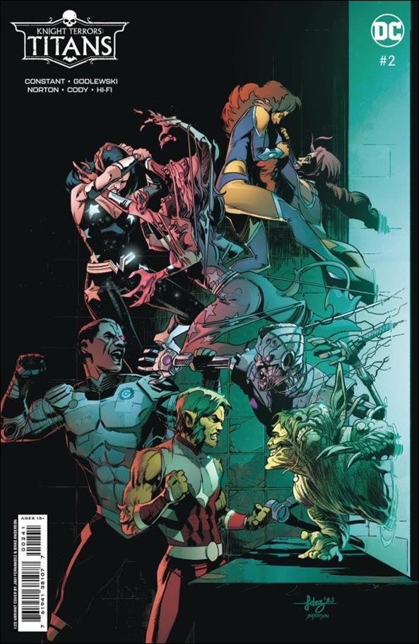 Knight Terrors: Titans issue 2-D Javi Fernandez 1:25 Cardstock Cover