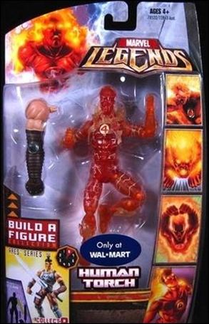 Marvel Legends (Ares Series) figure 4-B Human Torch (Nova Blast)