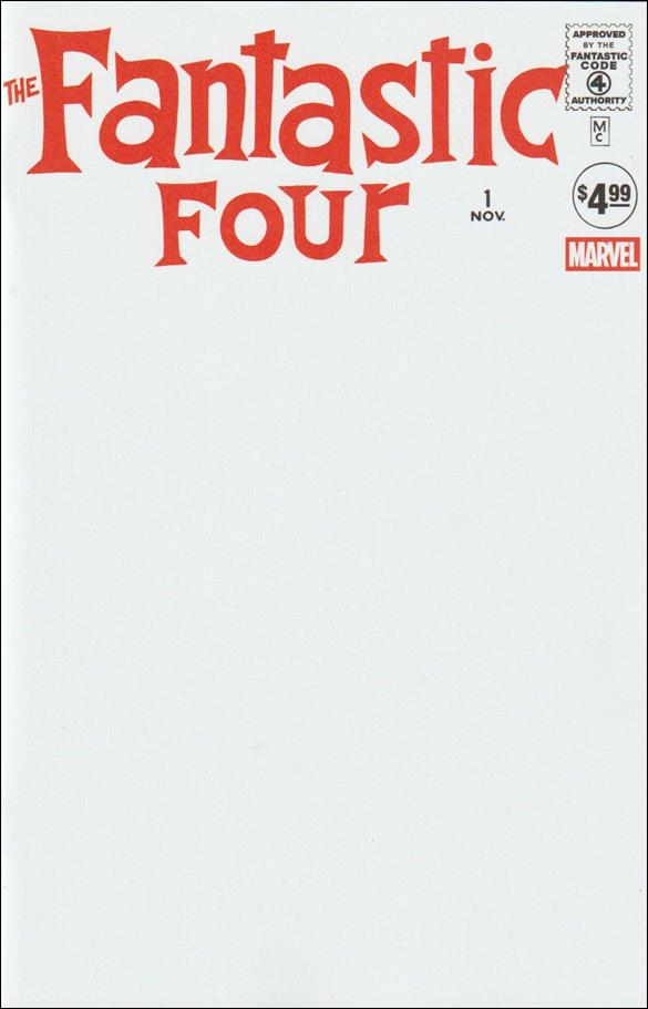 Fantastic Four (1961) issue 1-H Facsimile Edition (2025) Blank/Sketch Cover