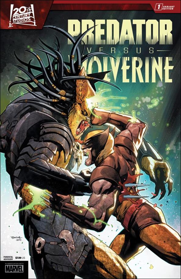 Predator vs. Wolverine issue 1-F Stephen Segovia Cover