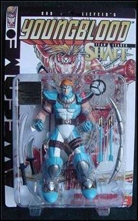 Awesome Toys figure 1-B Youngblood - Shaft (Blue and White Costume)