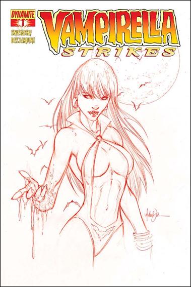 Vampirella Strikes (2013) issue 1-L Michael Turner Blood Red Sketch Cover 1/100
